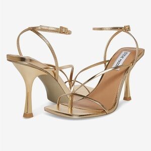 Steve Madden Annie Gold Heels